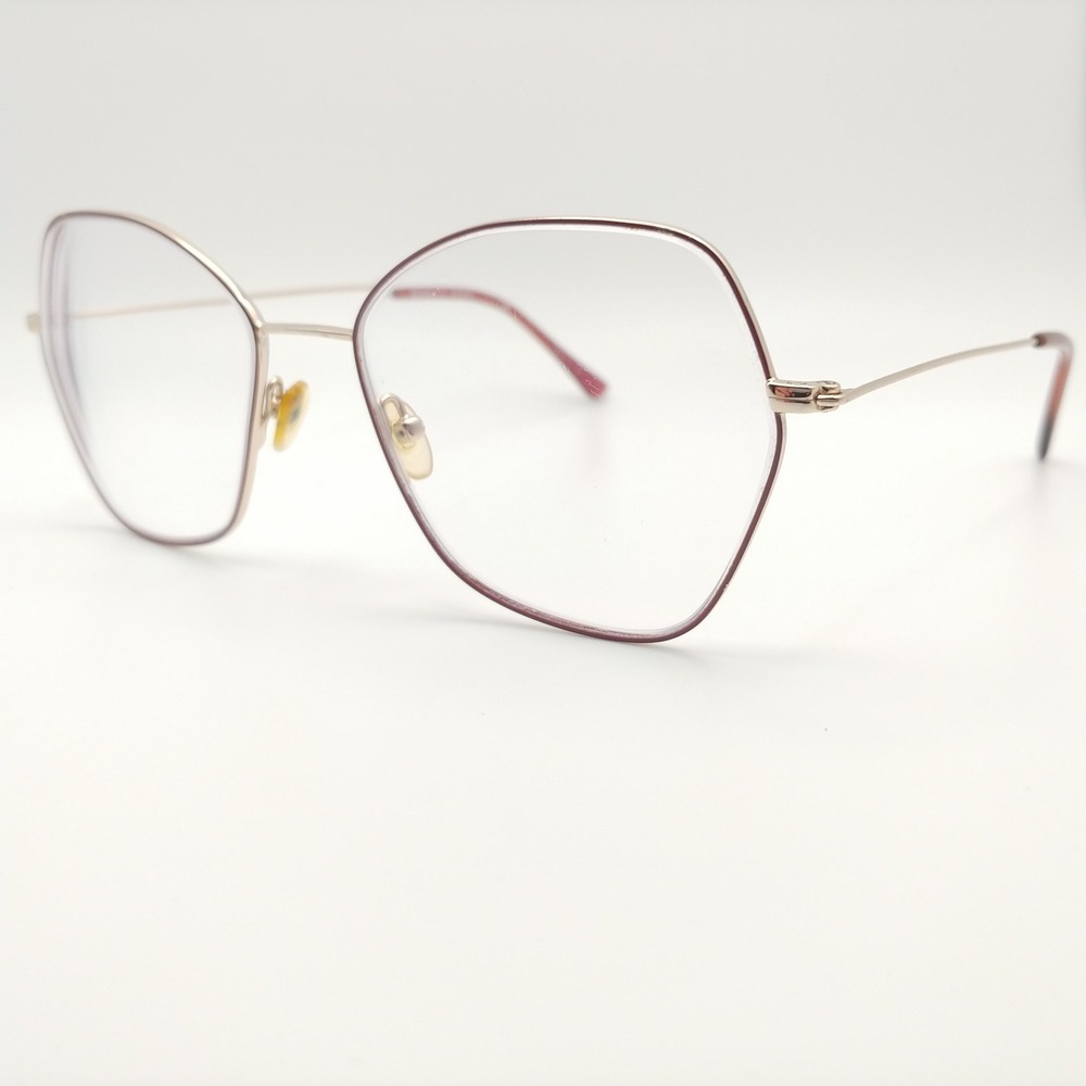Cinzia Eyeglass Frames Women 56-17-145 Gold Europa Metal CIN-5106 C2